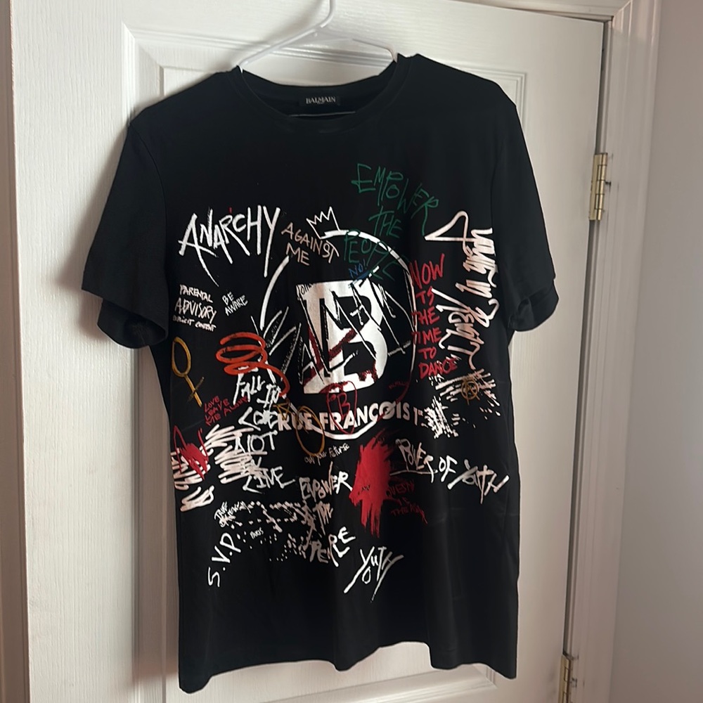 Balmain graffiti t-shirt